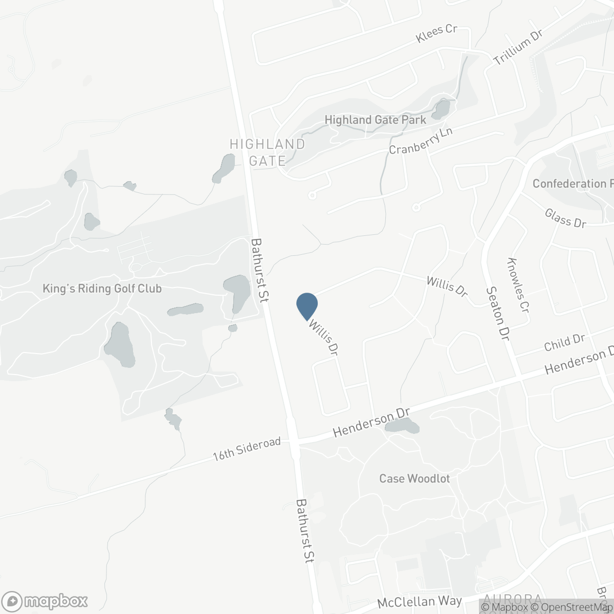 109 WILLIS DRIVE, Aurora, Ontario L4G 7M4